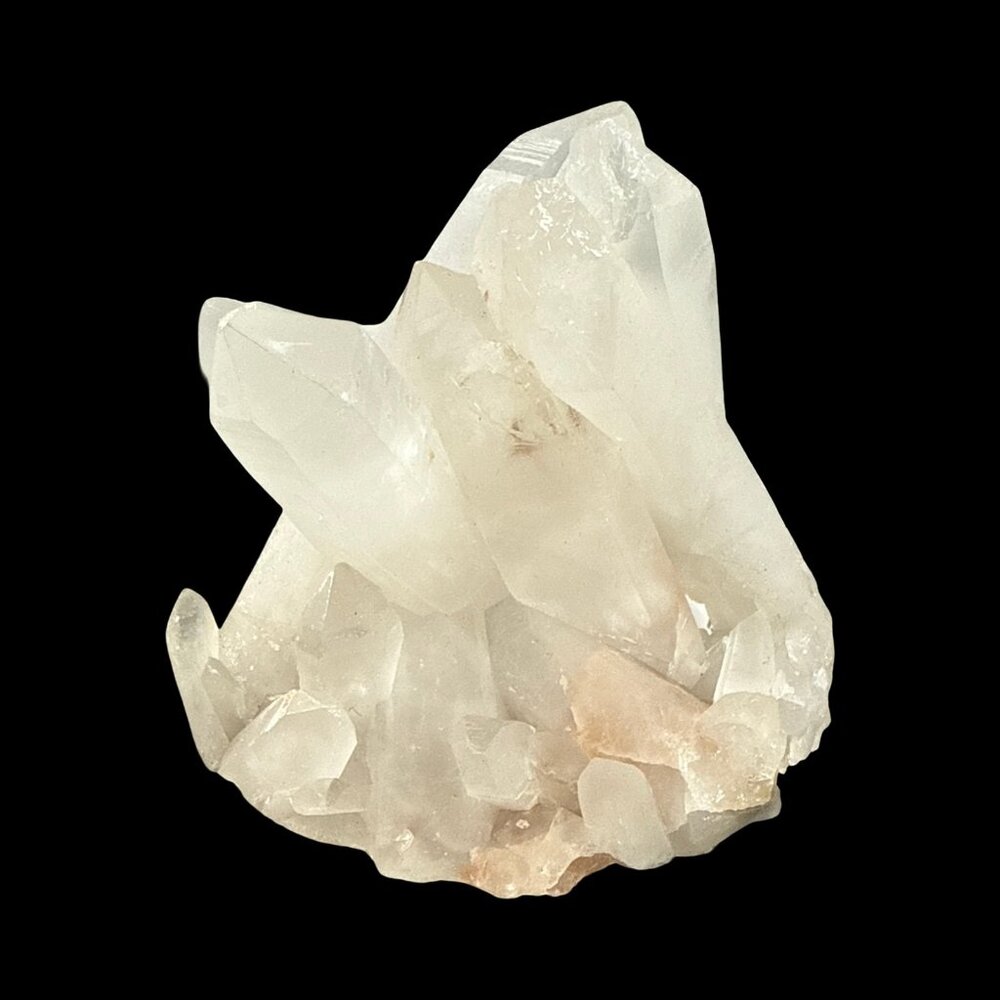 Pink Himalayan Quartz Freeform cluster gemstone natural crystal hailing stone